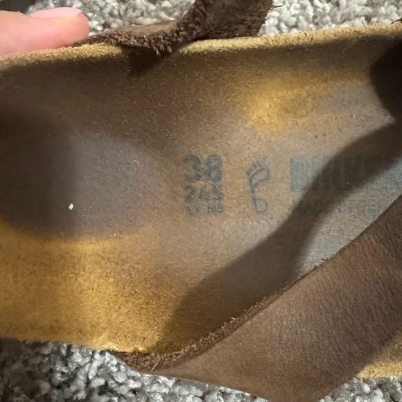 Birkenstock Women’s Yara Sandals – Oiled Leather, Habana Brown, Size 38 - Picture 8 of 8